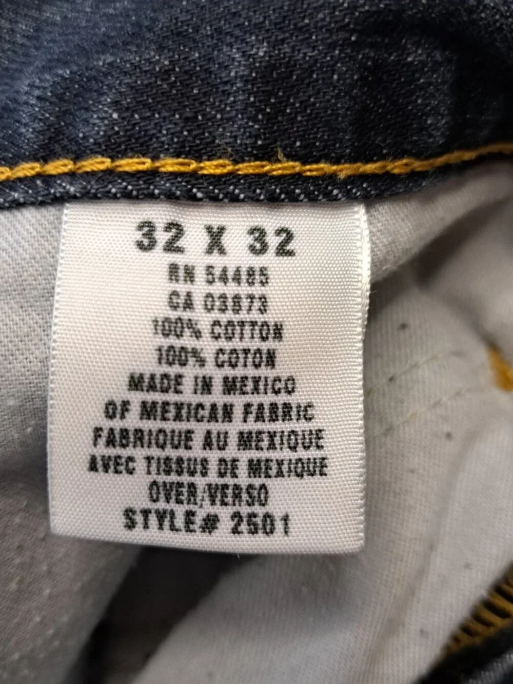 Vintage American Eagle Jeans Mens 32x32 Button Fly Y2K 90s Blue Straight Leg
